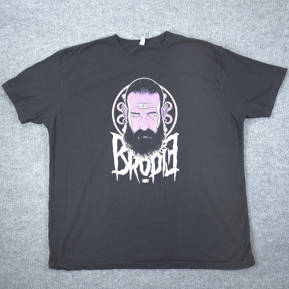 AEW Brodie Lee T Shirt Mens 3XL Black Exalted One Wrestling Dark Order Graphic